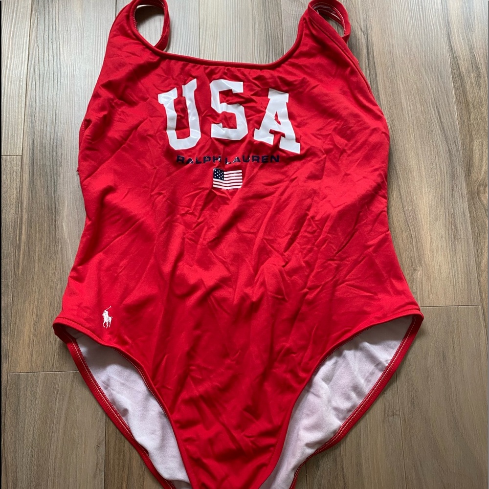 Ralph Lauren USA High Cut One Piece